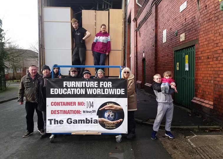 Container 104 to The Gambia